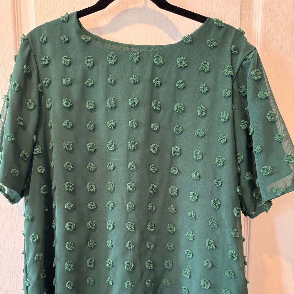 Blooming Jelly- Green Blouse- XL